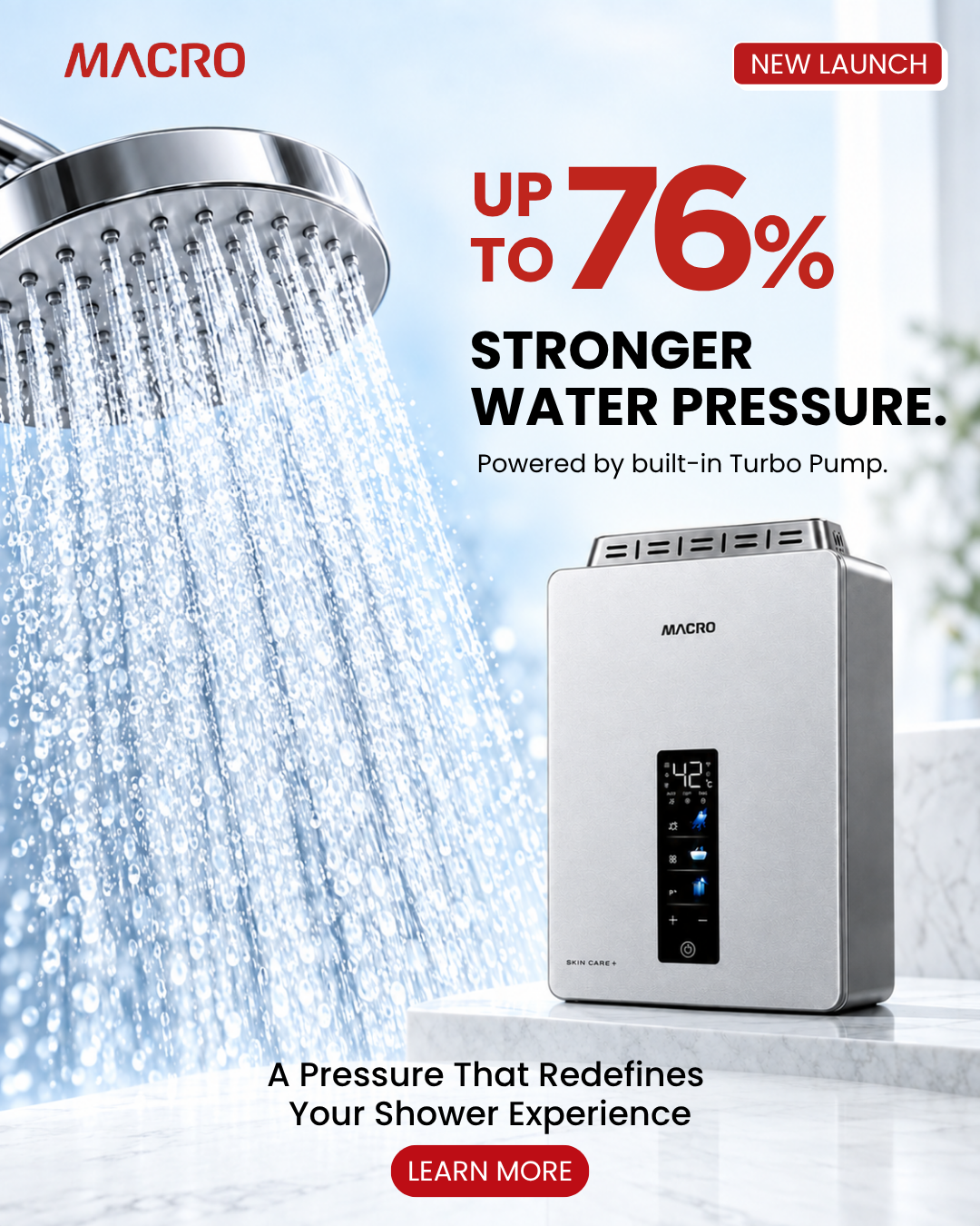 MA-S10 Macro Skin Care+ Gas Water Heater - Image 4