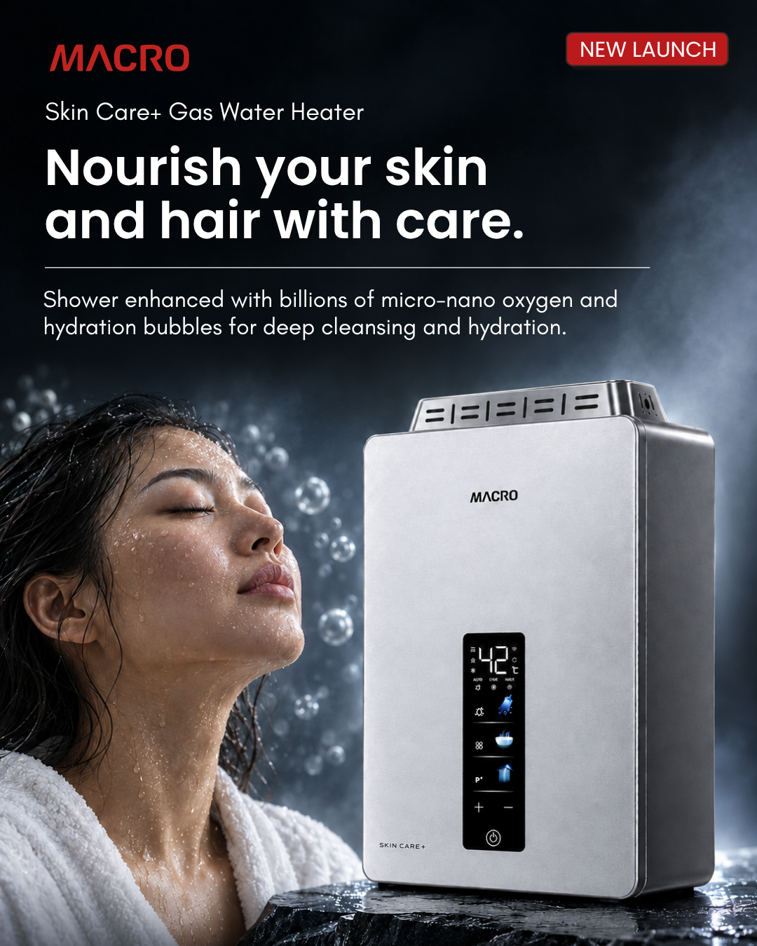 MA-S10 Macro Skin Care+ Gas Water Heater - Image 3
